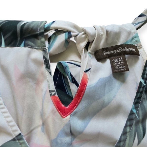 Tommy Bahama Women's Tank/Halter, Tropical Print, Size Medium - Picture 4 of 6
